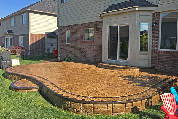 how to seal stamped concrete patio after 