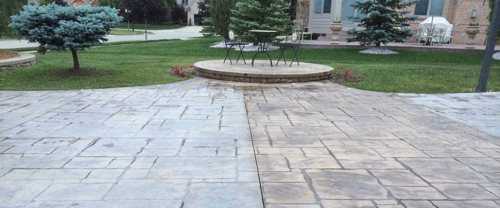 stamped concrete sealing macomb