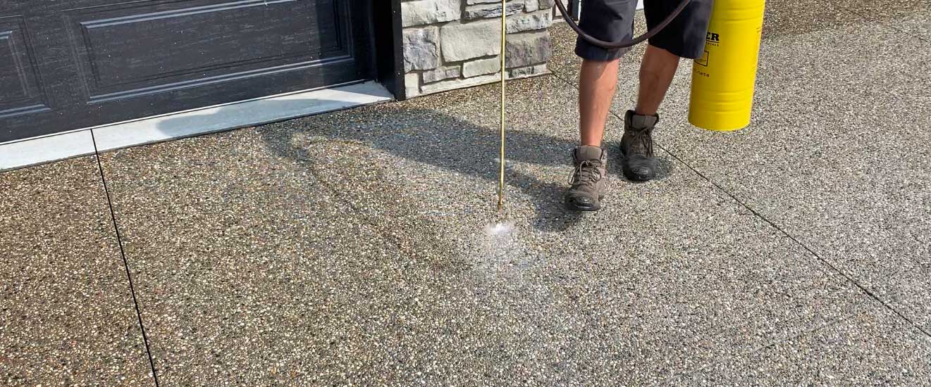 Exposed Aggregate Sealing & Power Washing & Oakland, MI