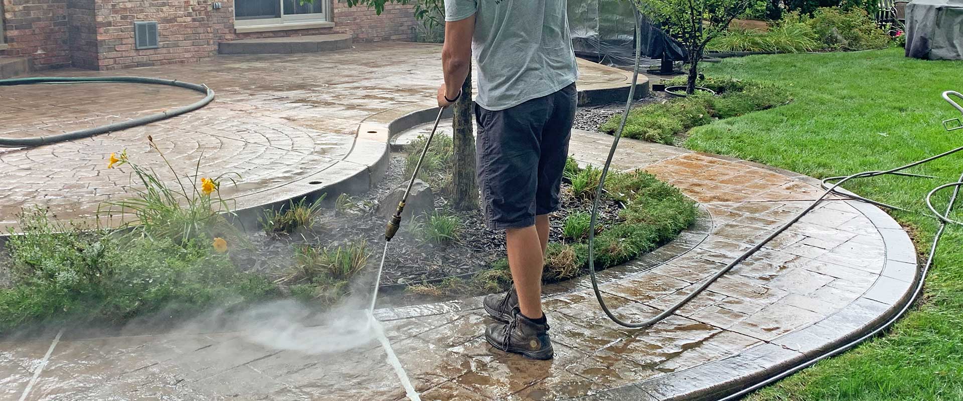 stamped concrete sealing macomb