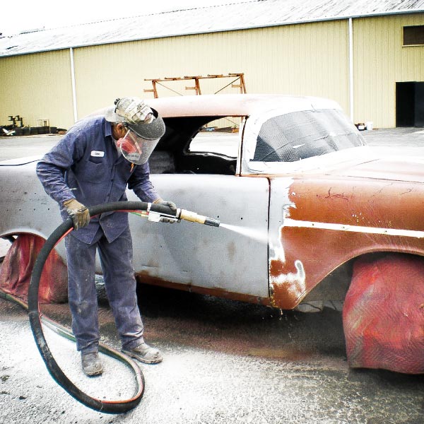 Macomb County Sandblasting for automotive rust removal