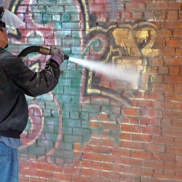 Macomb County Sandblasting for graffiti and paint removal