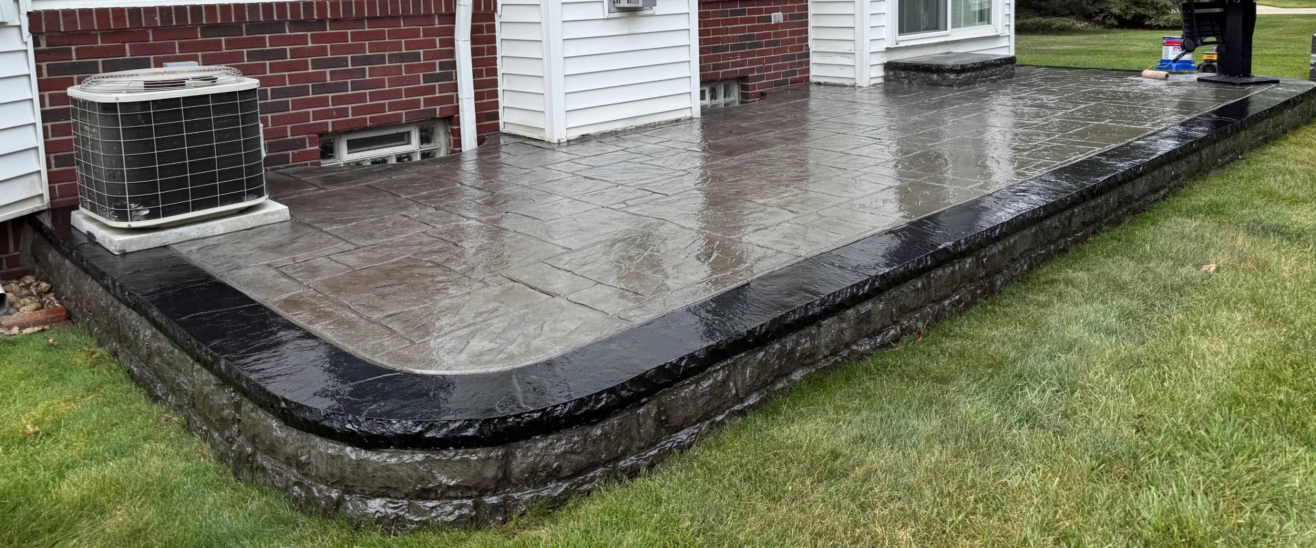stamped concrete sealing macomb