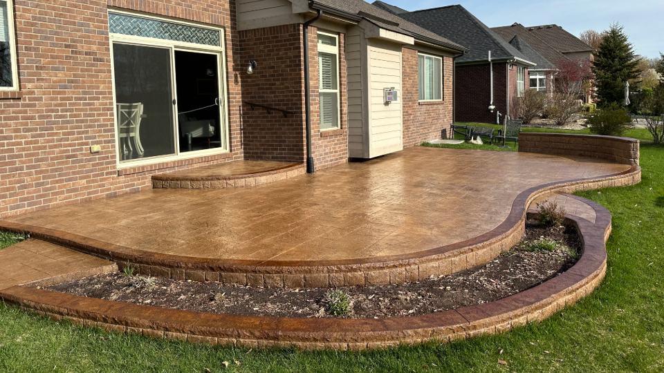 stamped concrete sealing in macomb county mi